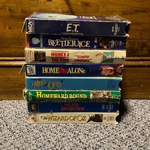 VHS Vintage Movies Lot